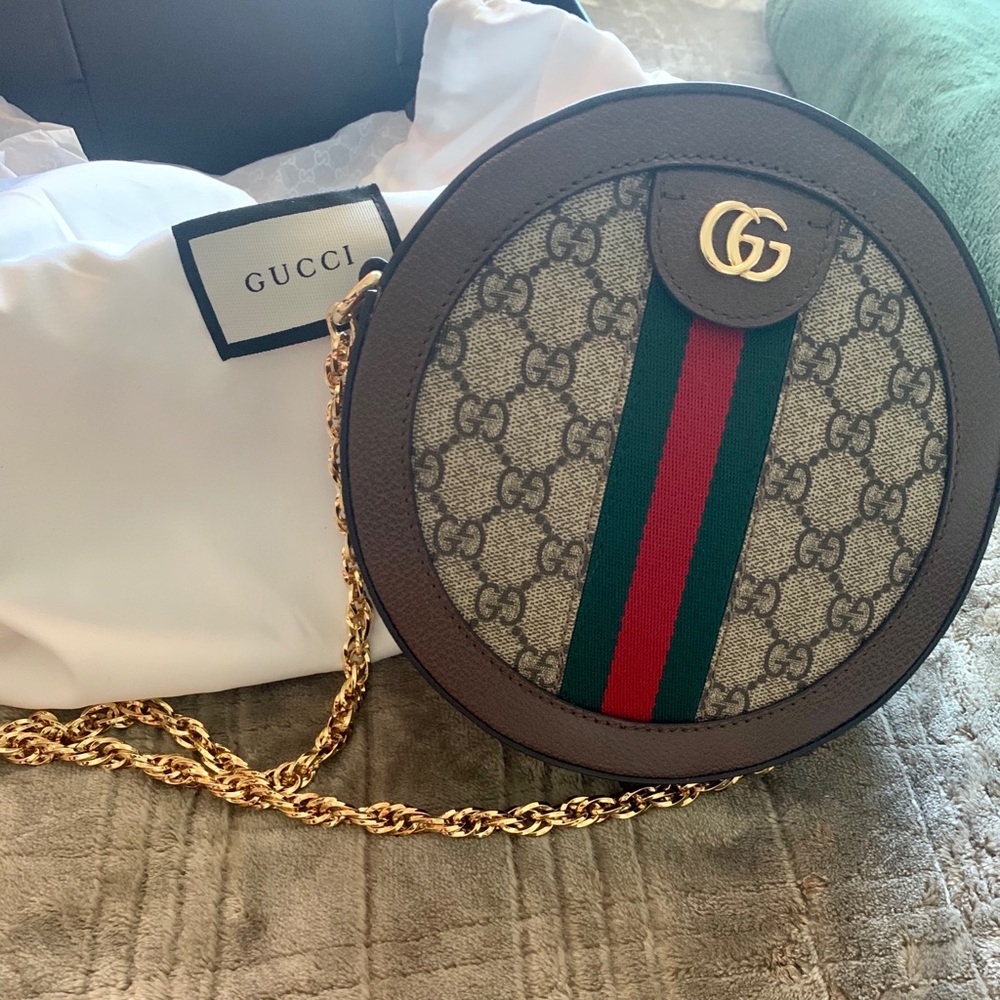Gucci Ophidia mini GG round shoulder bag